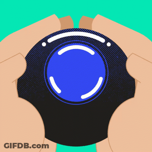 Magic 8 Ball Cartoon GIF