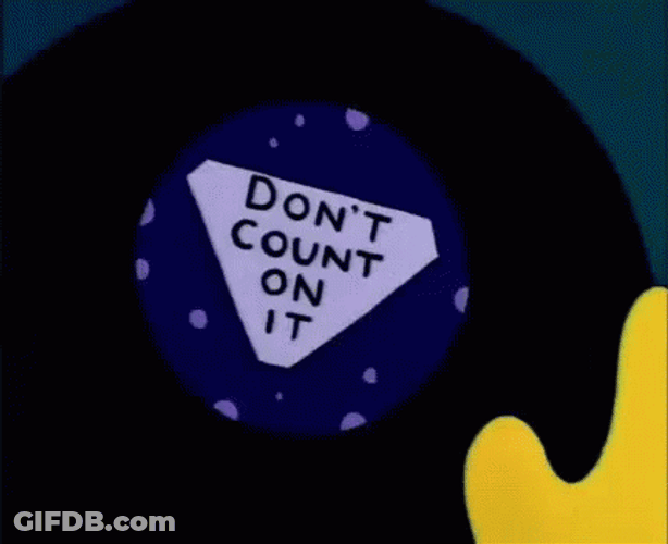 Magic 8 Ball Don't Count On It GIF