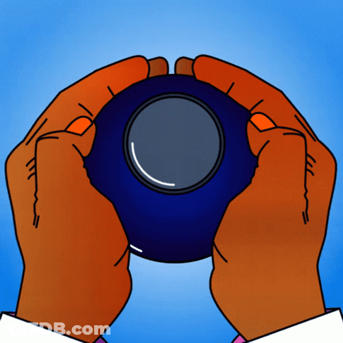 Magic 8 Ball Giving Answers GIF