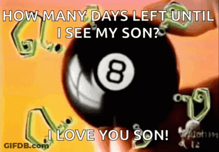 Magic 8 Ball I Love You Son GIF
