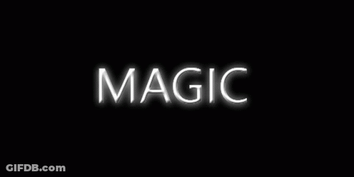 Magic Glowing In The Dark GIF
