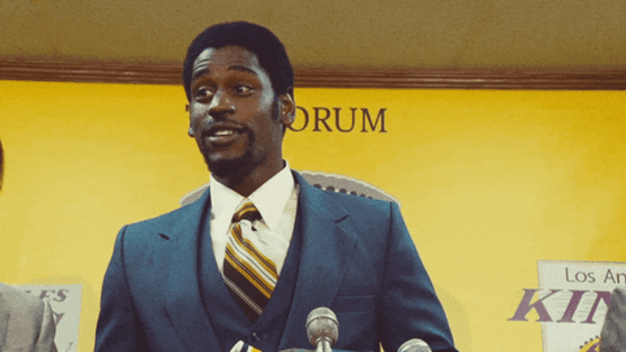 Magic Johnson Commenting GIF