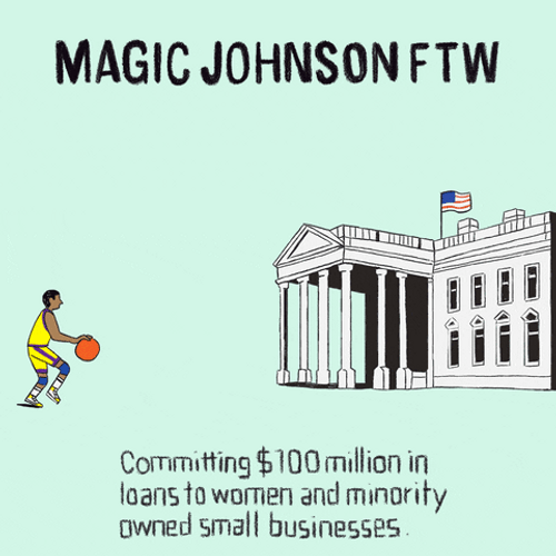 Magic Johnson FTW GIF