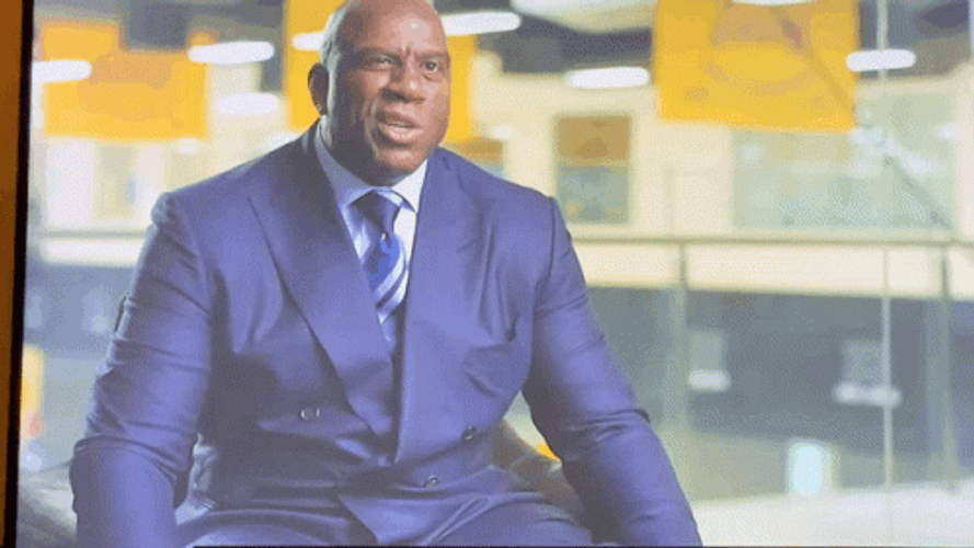 Magic Johnson Refusing GIF