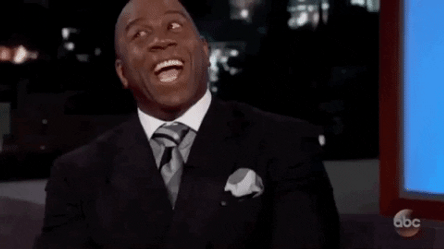 Magic Johnson Winking GIF