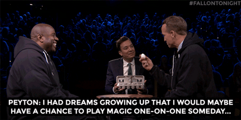 Magic Johnson With Jimmy GIF
