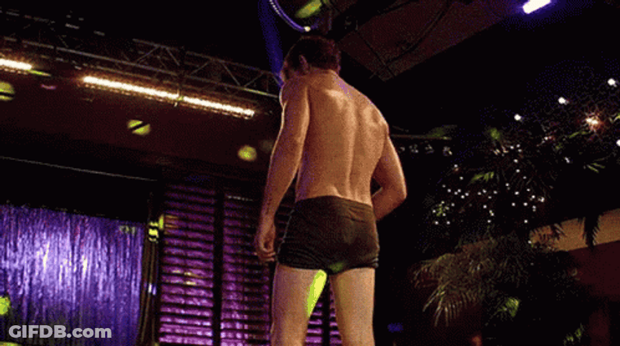 Magic Mike Alex Pettyfer Strip Teasing GIF