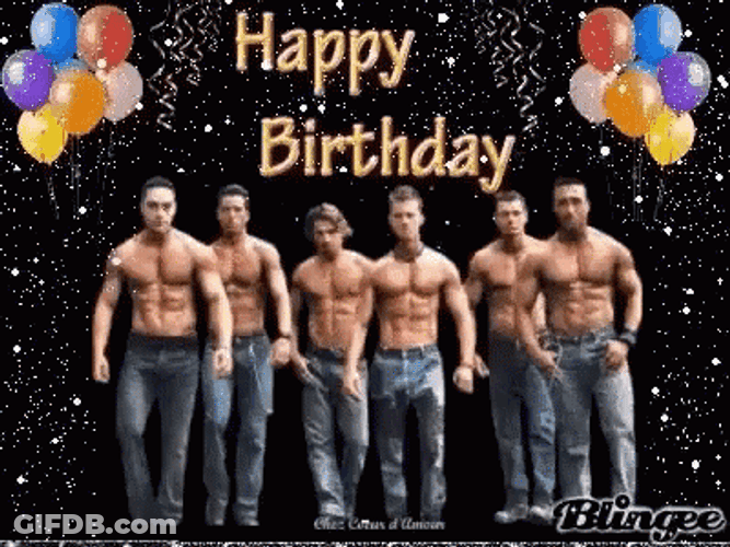 Magic Mike Birthday Celebration GIF