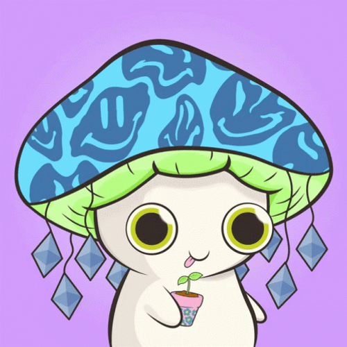 Magic Mushroom Clubhouse Spooky Shroomy GIF