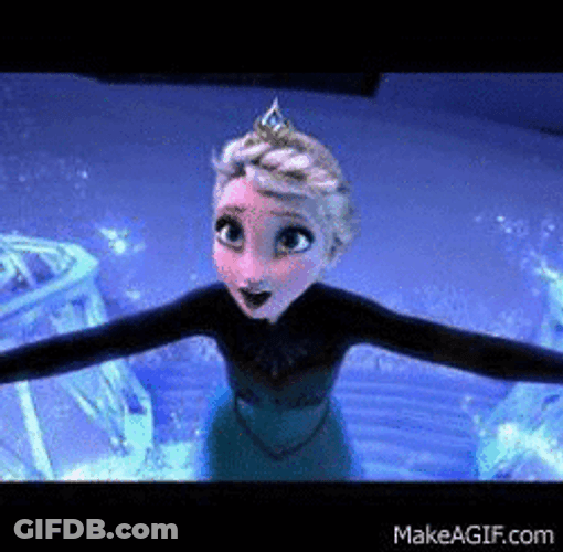 Magic Stairs Frozen Elsa GIF