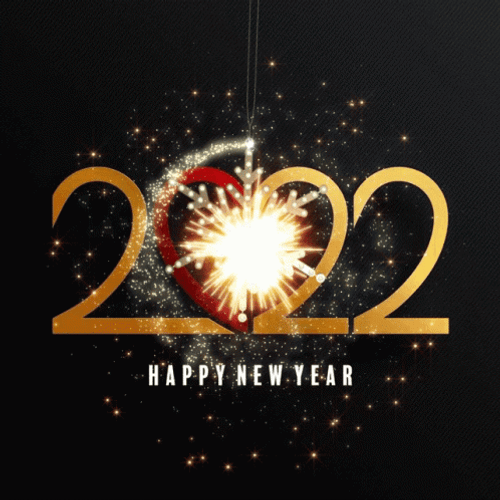 Magical 2022 New Year Text GIF