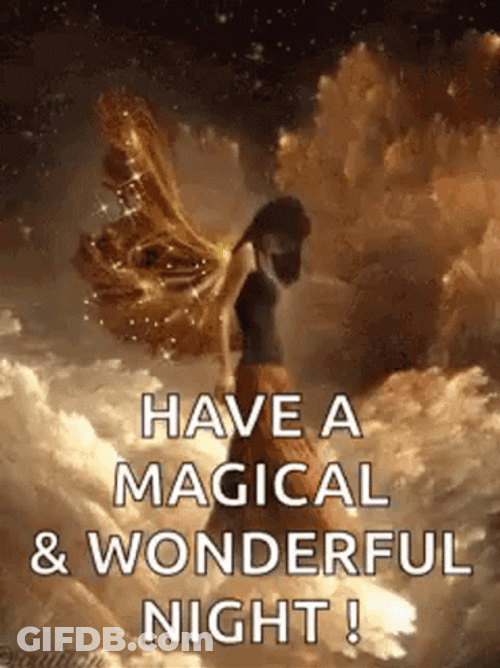Magical Angel Have A Great Night GIF