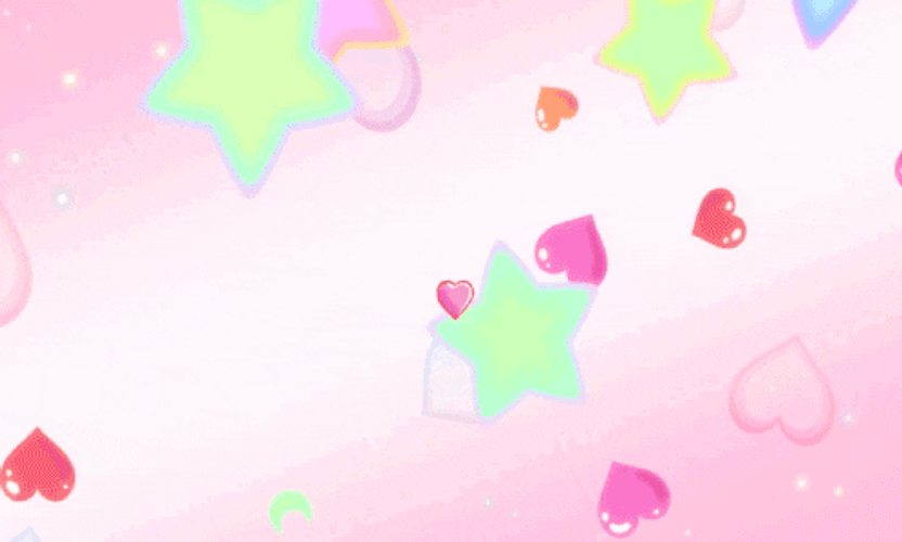 Magical Girl Heart Tunnel GIF