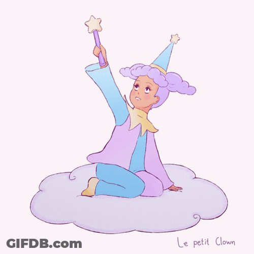 Magical Girl With Magic Wand GIF
