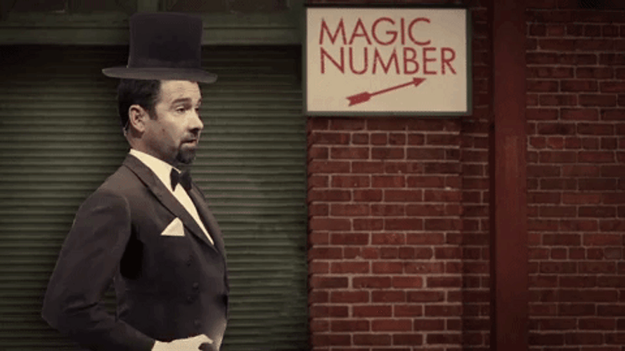 Magical Number 3 Magician Stop Motion Animation GIF