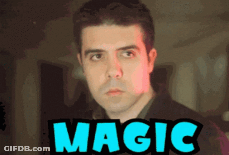 Magician Magic Wand Poof GIF