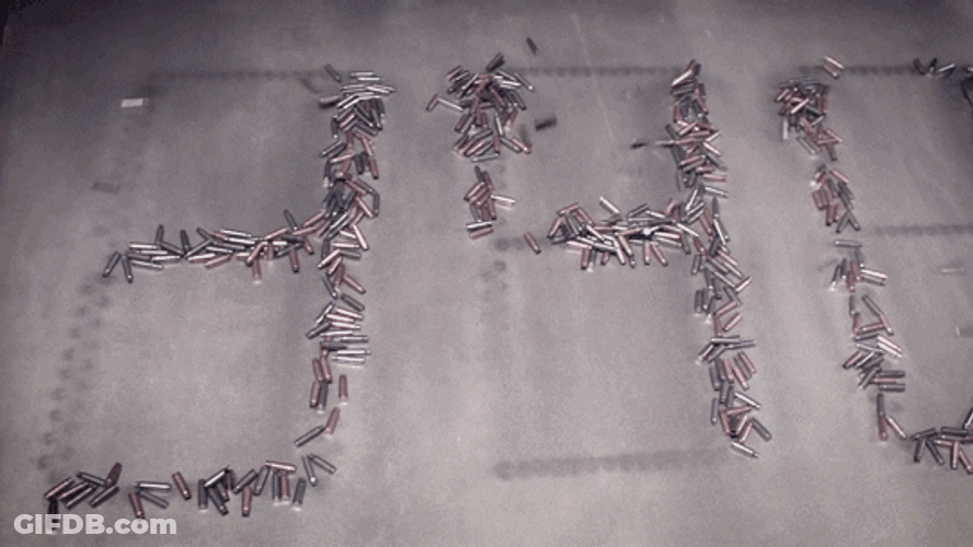 Magnet Bullets Metal Art Museum GIF