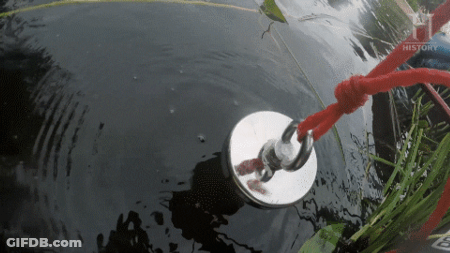 Magnet Fishing Rick Edwards River Hunters GIF