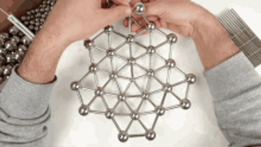 Magnet Metal Balls Rods Connect Game GIF