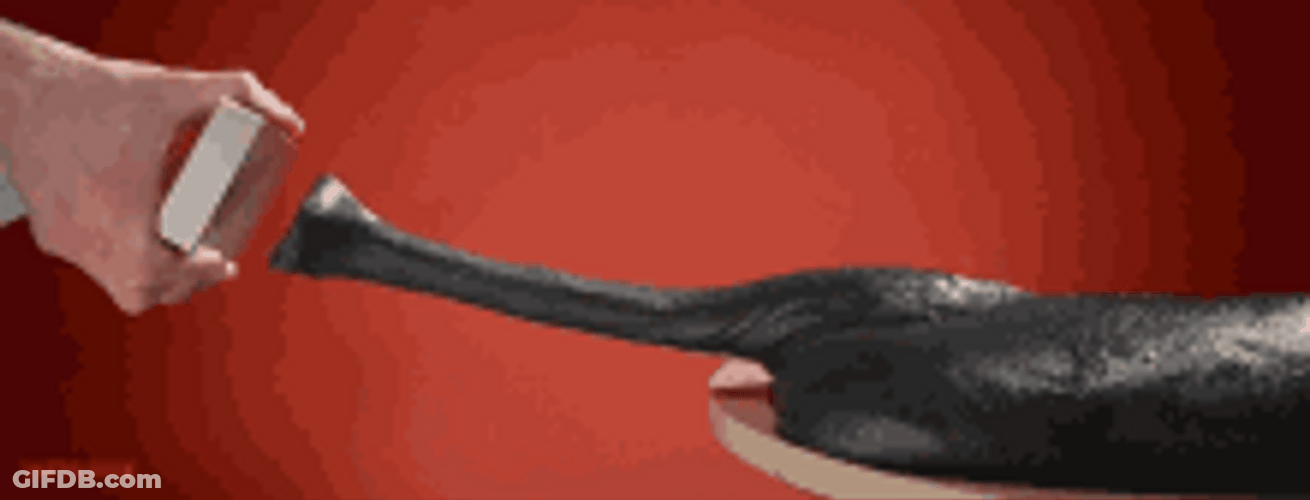 Magnet Pull Attract Putty Blob GIF