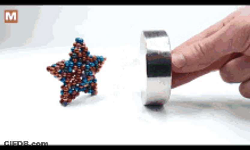 Magnet Star Balls Cover Up GIF
