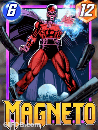Magneto With Numbers 6 And 12 GIF