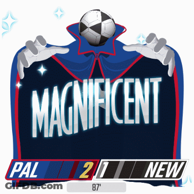 Magnificent Sign With Soccer Ball GIF