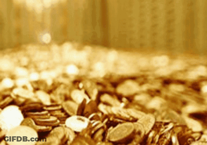 Magnifying Coin Meme GIF