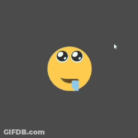 Magnifying Glass With Smiley Face GIF