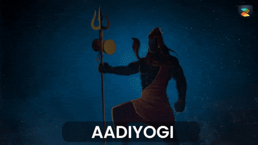 Mahadev Aadiyogi Origin Yoga GIF