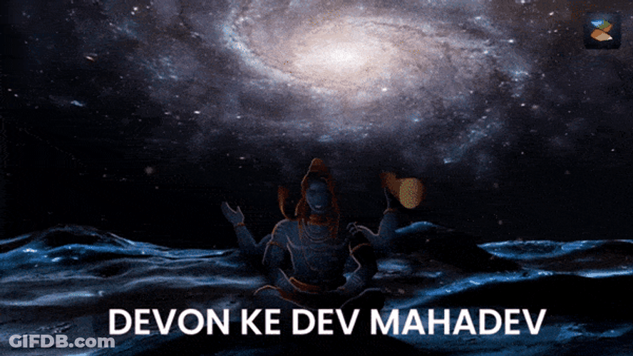 Mahadev God Universe Ritual Fire GIF