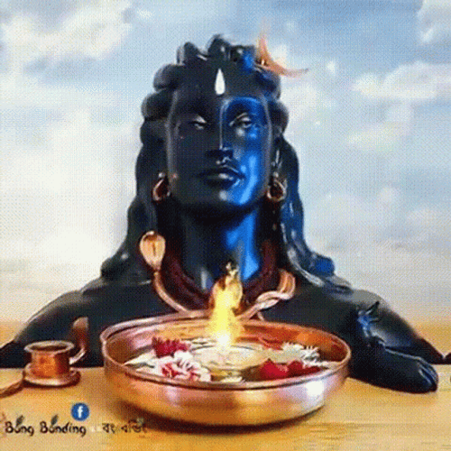 Mahadev Shiva God Statue GIF