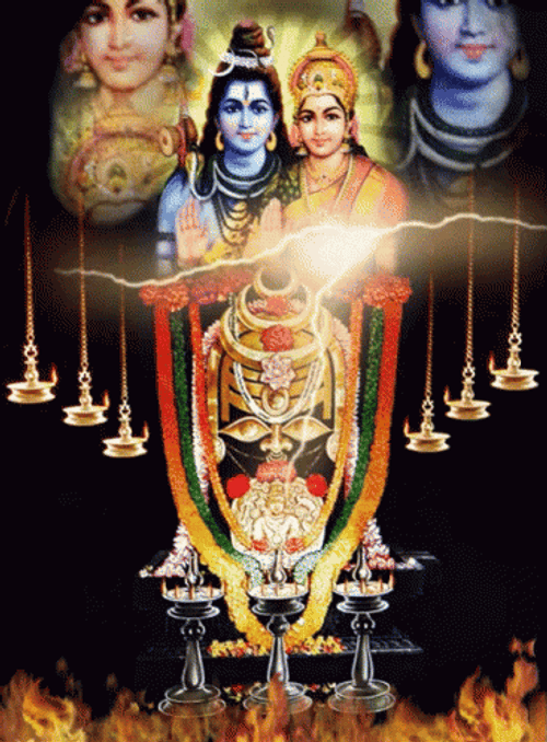 Mahadev Shiva God Symbols Offering GIF