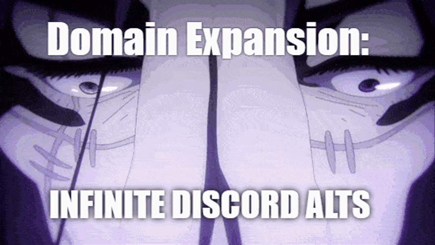 Mahito Domain Expansion Infinite Discord Alts GIF