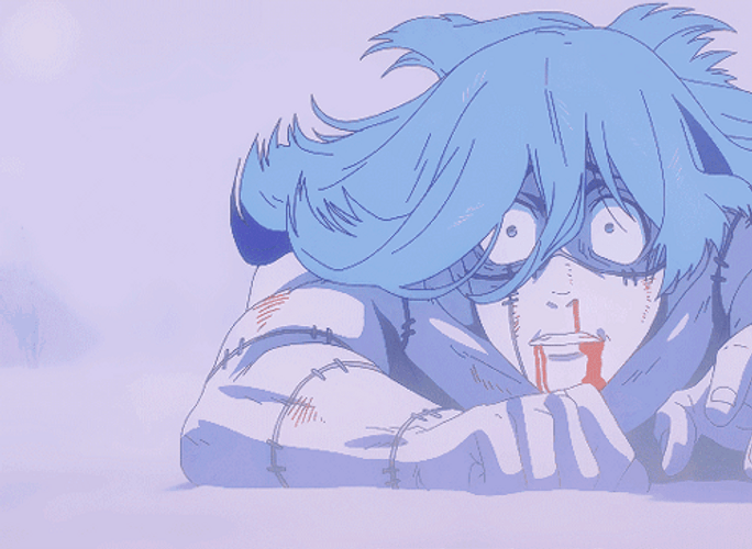 Mahito On The Ground GIF