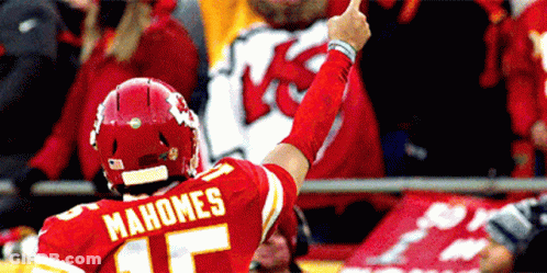 Mahomes Jersey Thumbs Up GIF