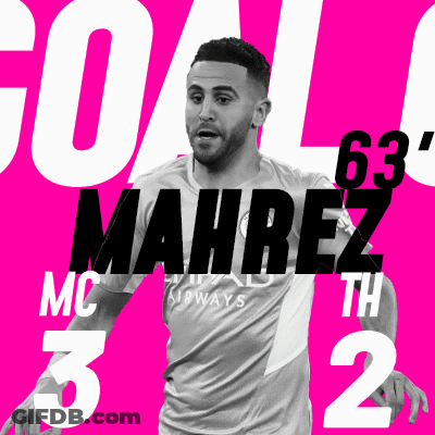 Mahrez In MC Airways Jersey GIF