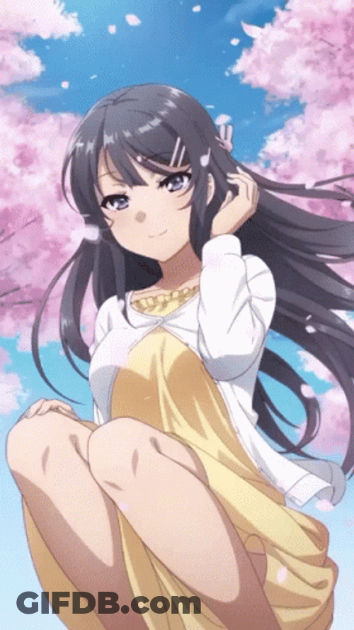 Mai Sakurajima Sakura Tree GIF