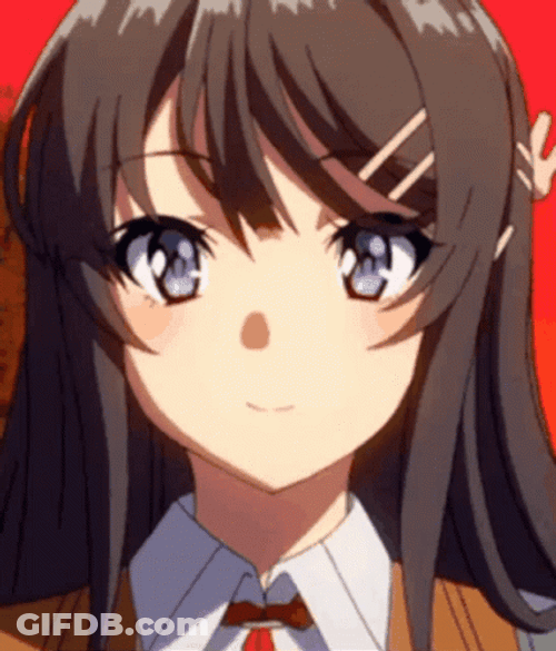Mai Sakurajima Talking GIF