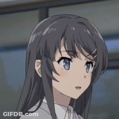 Mai Sakurajima Walking GIF