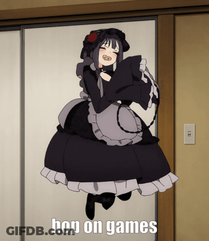 Maid Hop On Games GIF