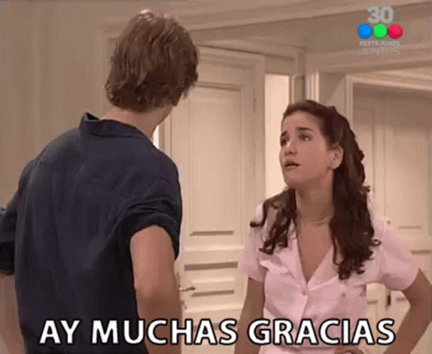 Maid Natalia Oreiro Making Faces Muchas Gracias GIF