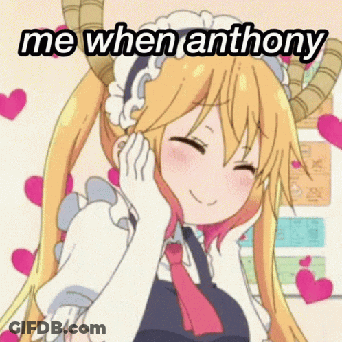 Maid With Horns Smiling Me When Anthony GIF