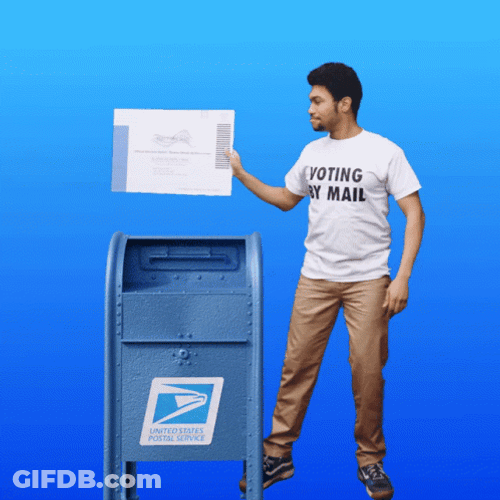 Mailing Box Vote By Mail Ad GIF