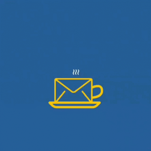 Mailing Envelope Coffee Animated GIF