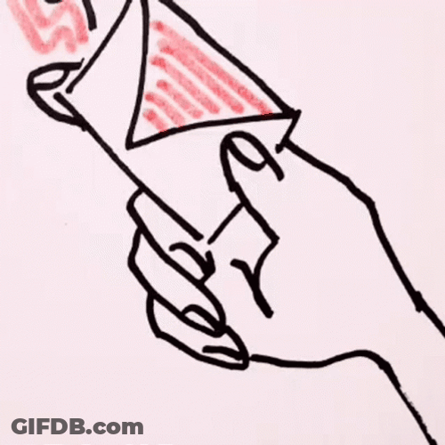 Mailing Envelope Courier Art GIF
