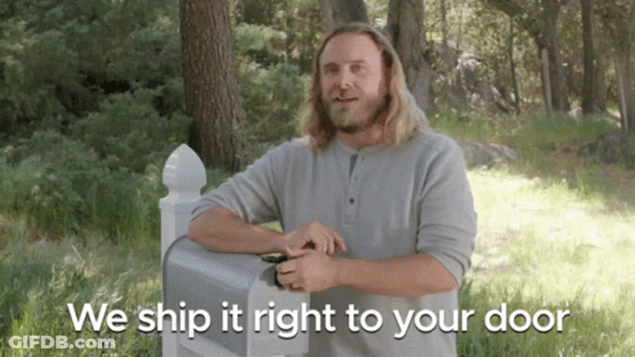 Mailing Package Delivery Man GIF