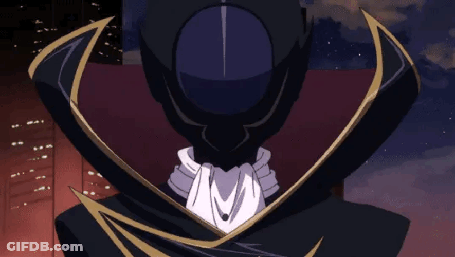 Main Protagonist Lelouch Lamperouge GIF