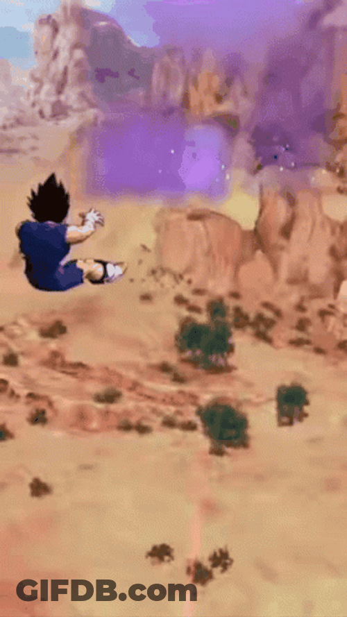 Majin Vegeta Fighting Mode GIF