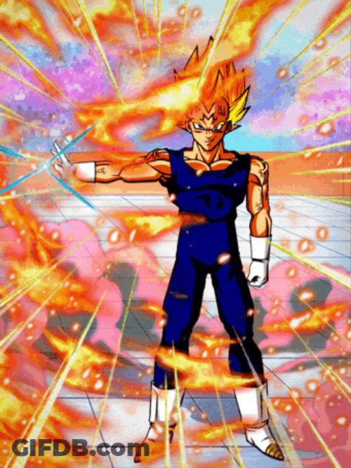 Majin Vegeta Power Hand GIF